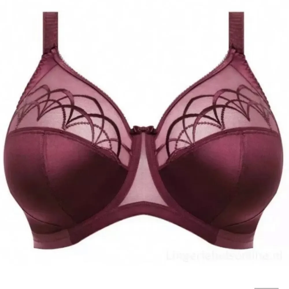 Elomi EL4030CBT Cate Full Cup Side Support Bra Cabernet Burgundy 38DD